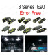 KIT 15 BOMBILLAS LED INTERIOR PARA BMW E90 SEDAN 320D 320D XDRIVE 320XD 325D 325I 325XI 05-11