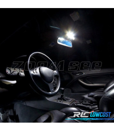 KIT 16 BOMBILLAS LED INTERIOR BMW E46 SEDAN COUPE 328I 330I 330XI 325CI 323CI 328CI 330CI M3 99-05