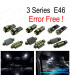 KIT 17 BOMBILLAS LED INTERIOR PARA BMW SERIE 3 E46 SEDAN COUPE M3 318I 318TI 323I 323IS 325I 325XI 99-05