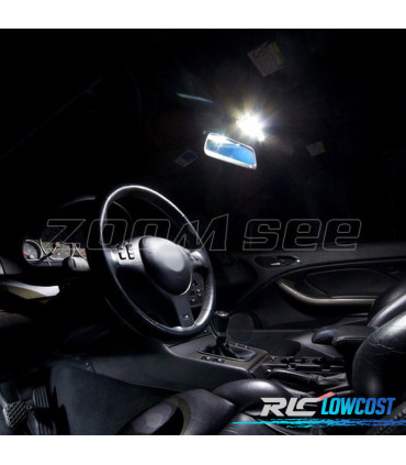 KIT 17 BOMBILLAS LED INTERIOR BMW SERIE 3 E46 SEDAN COUPE M3 318I 318TI 323I 323IS 325I 325XI 99-05