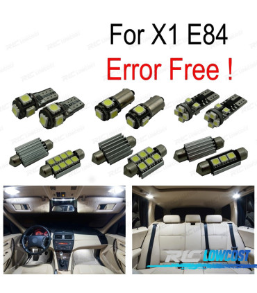 KIT 16 BOMBILLAS LED INTERIOR BMW X1 E84 10-15