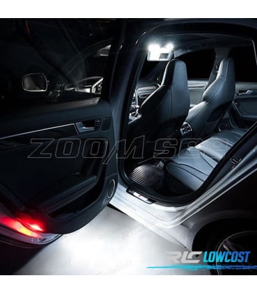 KIT 15 BOMBILLAS LED INTERIOR AUDI A4 S4 B8 SALOON SEDAN 09-15