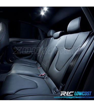 KIT 15 BOMBILLAS LED INTERIOR AUDI A4 S4 B8 SALOON SEDAN 09-15