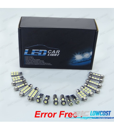 KIT 13 BOMBILLAS LED INTERIOR PARA VOLKSWAGEN VW GOLF 7 HATCHBACK GOLF ESTATE WAGON VII 14-