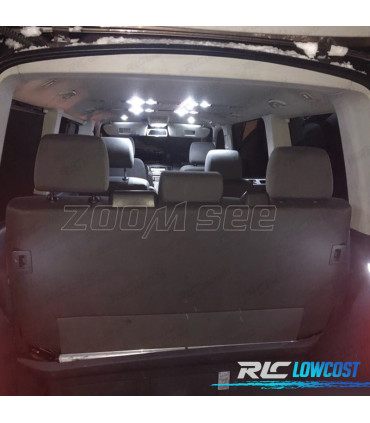 KIT 18 BOMBILLAS LED INTERIOR PARA VOLKSWAGEN VW MULTIVAN MK5 T5 03-15