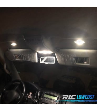 KIT 18 BOMBILLAS LED INTERIOR PARA VOLKSWAGEN VW MULTIVAN MK5 T5 03-15