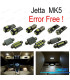KIT 17 BOMBILLAS LED INTERIOR PARA VOLKSWAGEN VW JETTA 5 MK5 MKV 05-10
