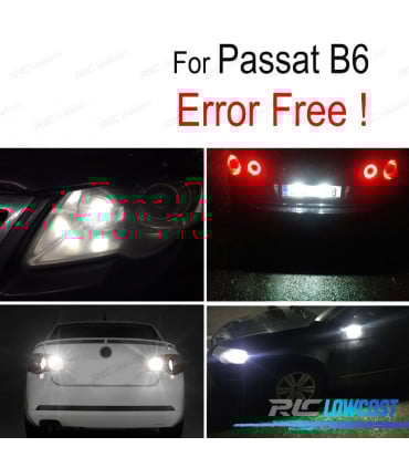KIT 8 BOMBILLAS LED INTERIOR PARA VOLKSWAGEN VW PASSAT B6 06-11