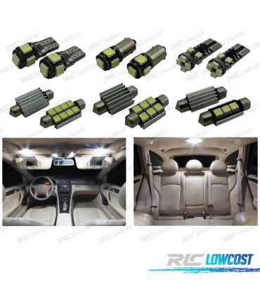 KIT 14 BOMBILLAS LED INTERIOR PARA MERCEDES CLASE C W203 C230 C240 C280 C320 C32 C55 AMG 00-07
