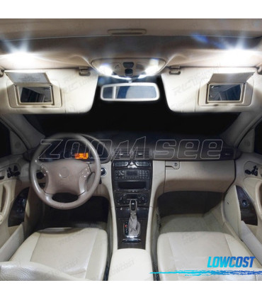 KIT 14 BOMBILLAS LED INTERIOR PARA MERCEDES CLASE C W203 C230 C240 C280 C320 C32 C55 AMG 00-07