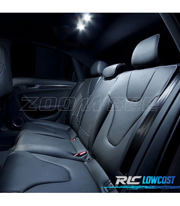 KIT 17 BOMBILLAS LED INTERIOR AUDI A4 S4 RS4 B8 QUATTRO SEDAN