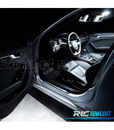 KIT 17 BOMBILLAS LED INTERIOR AUDI A4 S4 RS4 B8 QUATTRO SEDAN