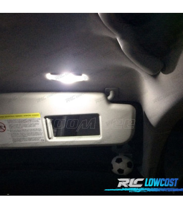 KIT 12 BOMBILLAS LED INTERIOR PARA SEAT LEON 1 P 1 CUPRA R HATCHBACK 05-12