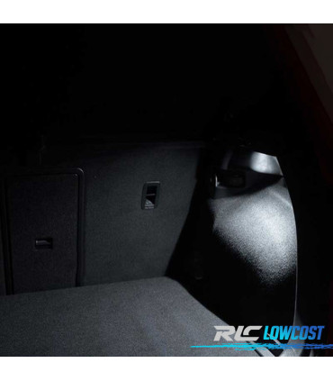 KIT 12 BOMBILLAS LED INTERIOR PARA SEAT LEON 1 P 1 CUPRA R HATCHBACK 05-12