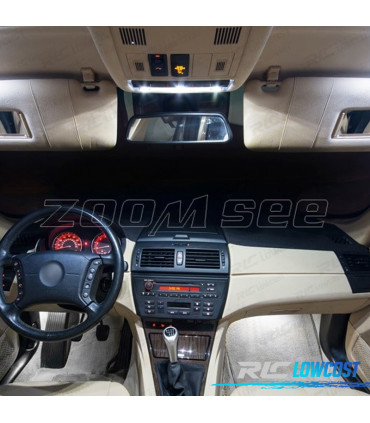 KIT 16 BOMBILLAS LED INTERIOR BMW X3 E83 04-10