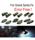 KIT 13 BOMBILLAS LED INTERIOR PARA HYUNDAI GRAND SANTA FE XL 13-16