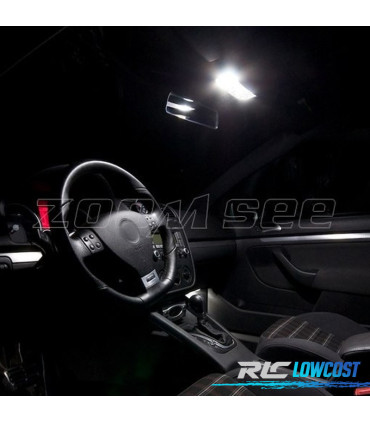 KIT 17 BOMBILLAS LED INTERIOR PARA VOLKSWAGEN VW GOLF 5 GTI 06-09