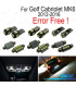 KIT 11 BOMBILLAS LED INTERIOR PARA VOLKSWAGEN VW GOLF CABRIO CABRIOLET MK6 12-16