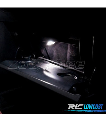 KIT 11 BOMBILLAS LED INTERIOR PARA VOLKSWAGEN VW GOLF CABRIO CABRIOLET MK6 12-16