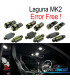KIT 18 BOMBILLAS LED INTERIOR PARA RENAULT LAGUNA II MK2 01-07