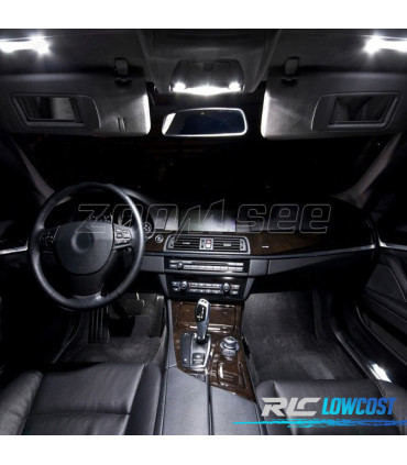 KIT 20 BOMBILLAS LED INTERIOR BMW SERIE 5 F10 520I 528I 530I 535I 550I M5 11-16