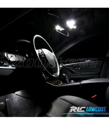 KIT 20 BOMBILLAS LED INTERIOR PARA BMW SERIE 5 F10 520I 528I 530I 535I 550I M5 11-16