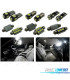 KIT 18 BOMBILLAS LED INTERIOR AUDI A4 S4 B5 AVANT WAGON 96-01