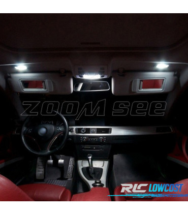 KIT 18 BOMBILLAS LED INTERIOR BMW SERIE 3 E93 CONVERTIBLE 2006-2013 318I 320D 320I 325D 325I 330D 330I 335I M 06-13