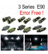 KIT 17 BOMBILLAS LED INTERIOR BMW SERIE 3 E90 SEDAN 330XD 330D XDRIVE 330I 330XI 335D M3 05-11