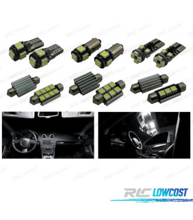 KIT 26 BOMBILLAS LED INTERIOR AUDI A3 S3 8L 1996- 2003