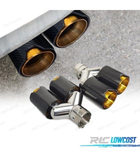 COLAS ESCAPE BMW LOOK M PERFORMANCE DORADO CARBONO