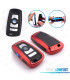 FUNDA CARCASA LLAVE BMW CUADRADA EN ROJO