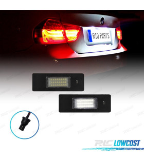LUCES DE MATRÍCULA LED BMW SERIE 6 E63 2P E64 2P F12 2P F13 2P F06 GRAN COUPE 4P 02-18