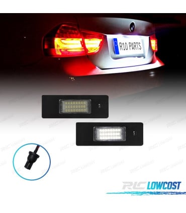LUCES DE MATRÍCULA LED BMW SERIE 6 E63 2P E64 2P F12 2P F13 2P F06 GRAN COUPE 4P 02-18