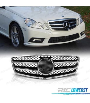 PARRILLA MERCEDES CLASE E W212 CROMO NEGRO 09- LOOK SPORT