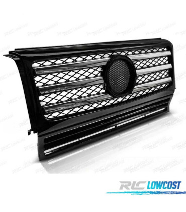 PARRILLA MERCEDES W463 90-12 NEGRO CROMO