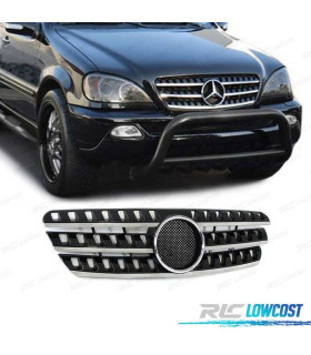 PARRILLA MERCEDES CLASE ML W163 98-05 NEGRO-CROMO