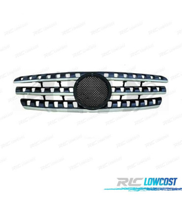 PARRILLA MERCEDES CLASE ML W163 98-05 NEGRO-CROMO