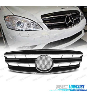 PARRILLA MERCEDES W221 05-09 LOOK CL NEGRO CROMO
