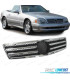 PARRILLA PARA MERCEDES CLASE SL R129 89-98 LOOK AMG CROMADO NEGRO