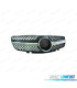 PARRILLA MERCEDES CLASE SL R230 01-08 LOOK SPORT AMG CROMADO NEGRO