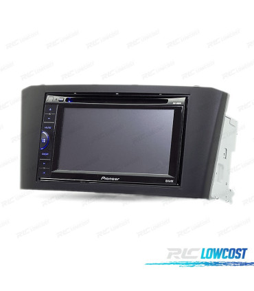 MARCO NEGRO RADIO 2-DIN PARA TOYOTA AVENSIS 02-08