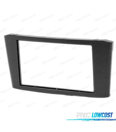 MARCO NEGRO RADIO 2-DIN PARA TOYOTA AVENSIS 02-08