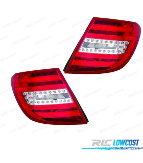 PILOTOS PARA MERCEDES CLASE C W204 KOMBI 10-14 LED BLANCO ROJO