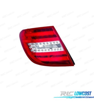 PILOTO IZQ PARA MERCEDES CLASE C W204 KOMBI 10-14 LED BLANCO ROJO