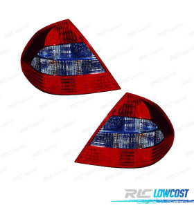 PILOTOS PARA MERCEDES CLASE E W211 BERLINA 06-09 BLANCO ROJO