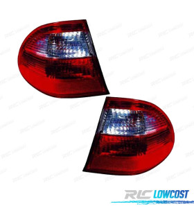 PILOTOS PARA MERCEDES W211 CLASE E WAGON 02-06 BLANCO ROJO
