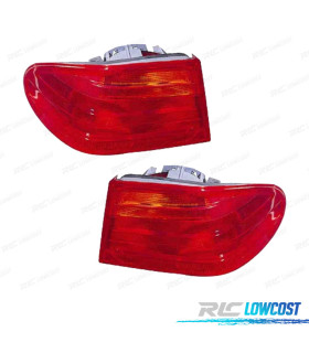 PILOTOS PARA MERCEDES W210 CLASE E BERLINA 95-99 ROJO