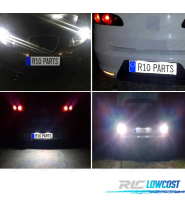 KIT 8 BOMBILLAS LED PARA SEAT IBIZA MK3 MK III 6 K 00-02