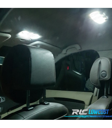 KIT 17 BOMBILLAS LED INTERIOR 2009-2016 PARA RENAULT SCENIC III 3 MK3